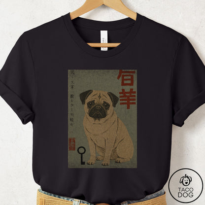 Pug Matchbox T-Shirt Black Taco-Dog