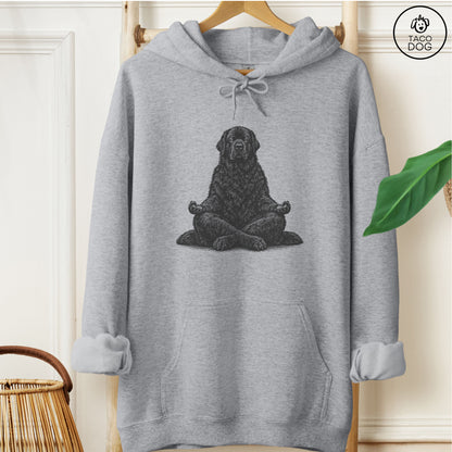 Newfoundland Meditate Hoodie Graphite Heather Taco-Dog