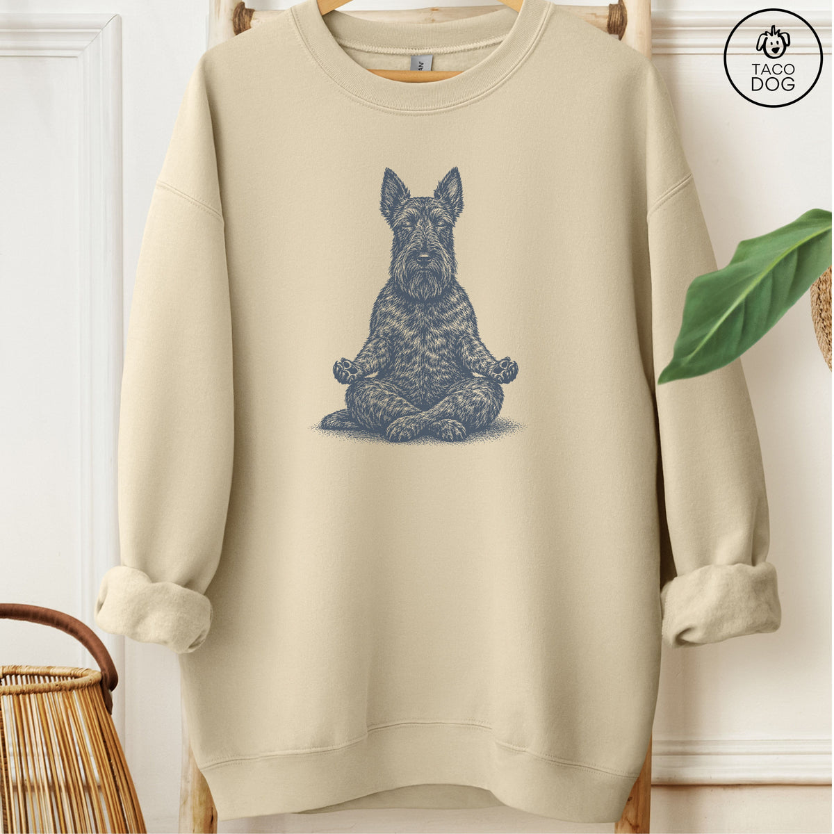 Scottie Meditate Sweatshirt Sand Taco-Dog