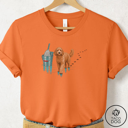 Doodle Mop T-Shirt Burnt Orange Taco-Dog