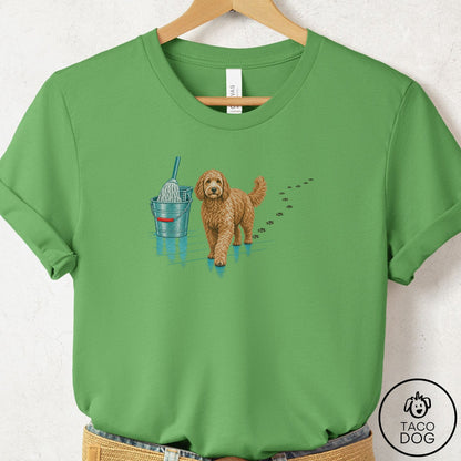 Doodle Mop T-Shirt Leaf Taco-Dog