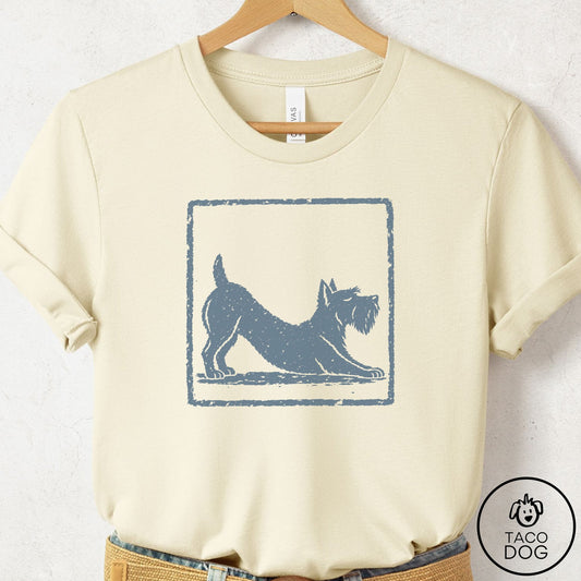 Scottie Morning Stretch T-Shirt Natural Taco-Dog