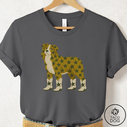 Australian Shepherd My Stars T-Shirt Asphalt Taco-Dog