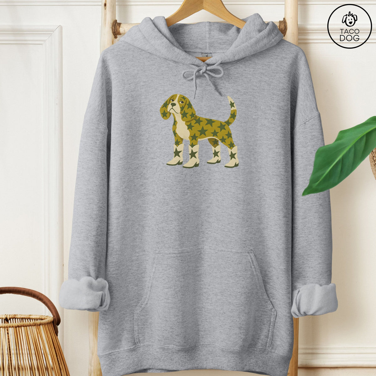 Beagle My Stars Hoodie Graphite Heather Taco-Dog