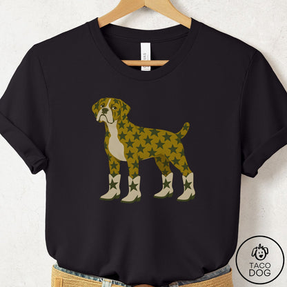 Boxer My Stars T-Shirt Black Taco-Dog