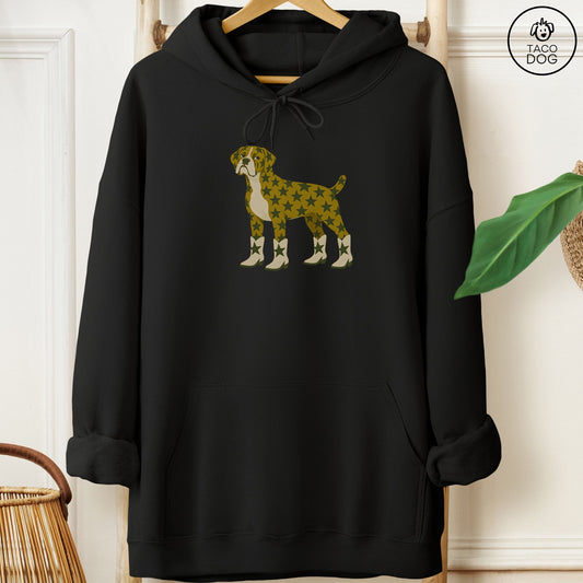 Boxer My Stars Hoodie Black Taco-Dog