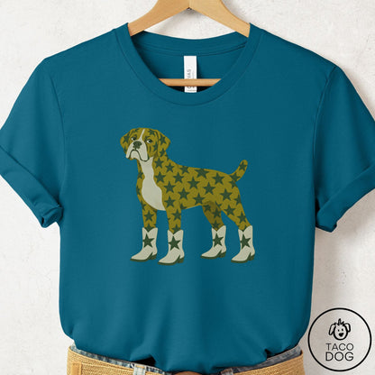 Boxer My Stars T-Shirt Deep Teal Taco-Dog