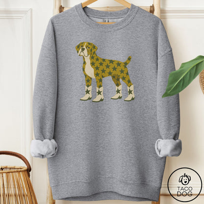 Boxer My Stars Sweatshirt Graphite Heather Taco-Dog