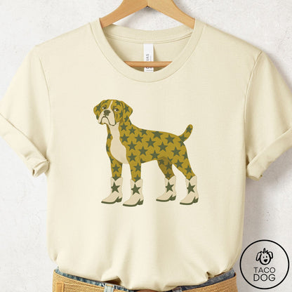 Boxer My Stars T-Shirt Natural Taco-Dog