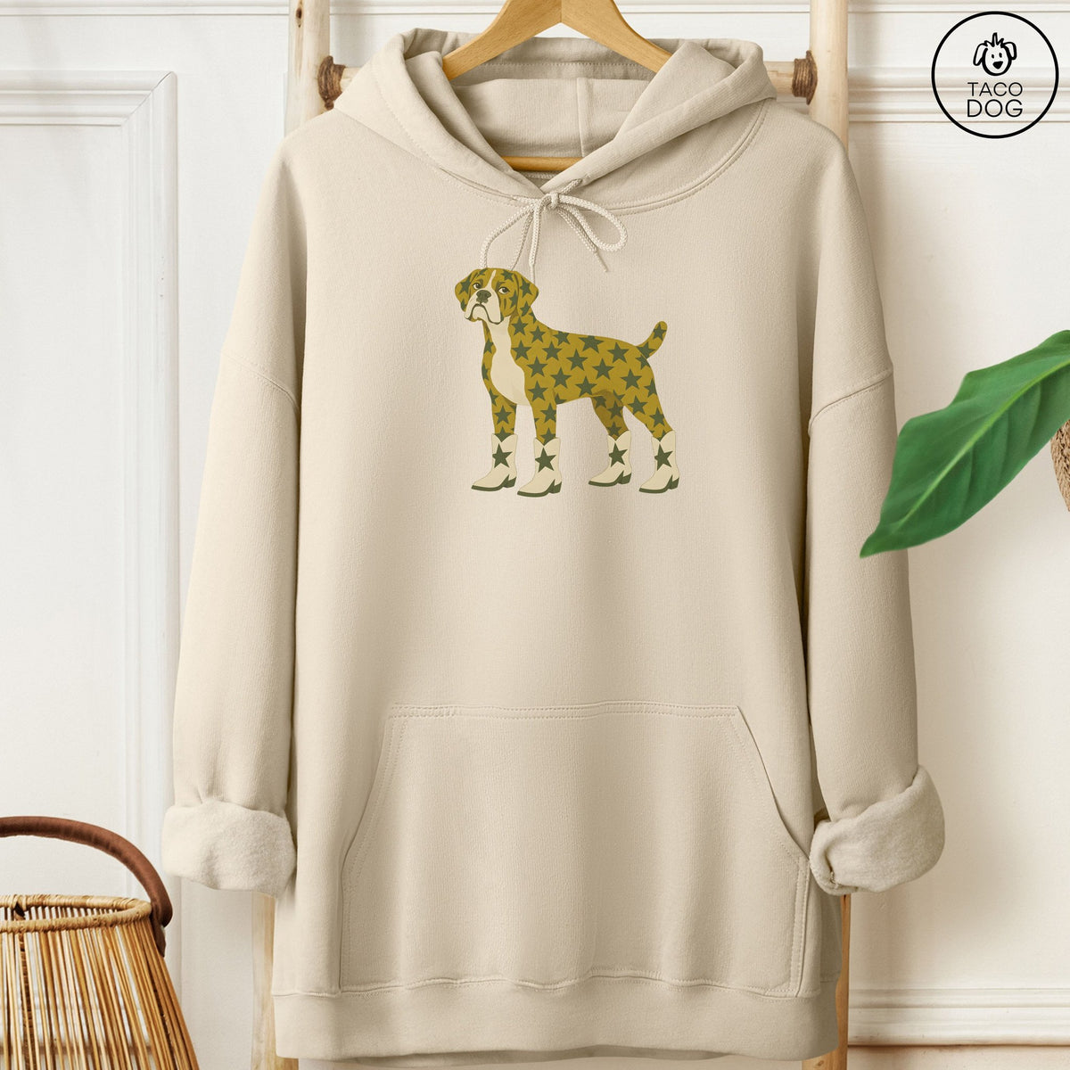 Boxer My Stars Hoodie Sand Taco-Dog