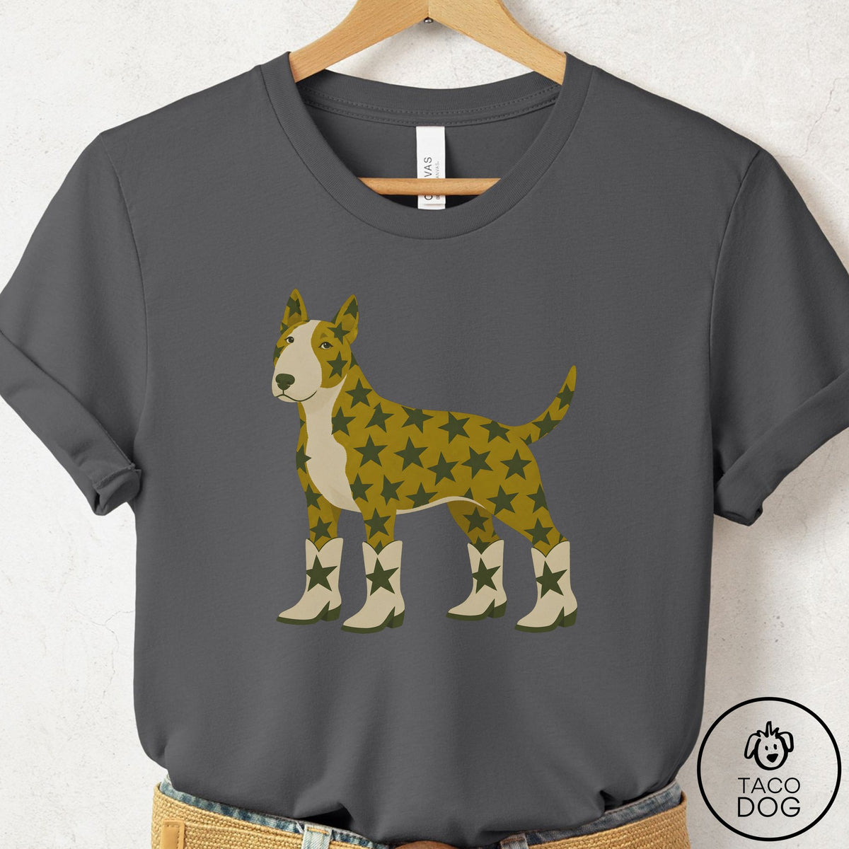 Bull Terrier My Stars T-Shirt Asphalt Taco-Dog