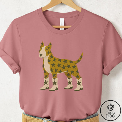 Bull Terrier My Stars T-Shirt Mauve Taco-Dog