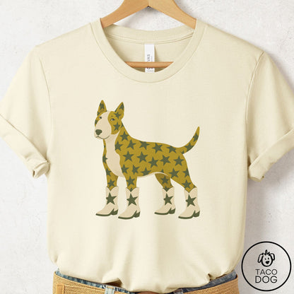 Bull Terrier My Stars T-Shirt Natural Taco-Dog