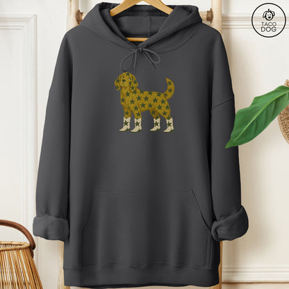 Golden Retriever My Stars Hoodie Charcoal Taco-Dog