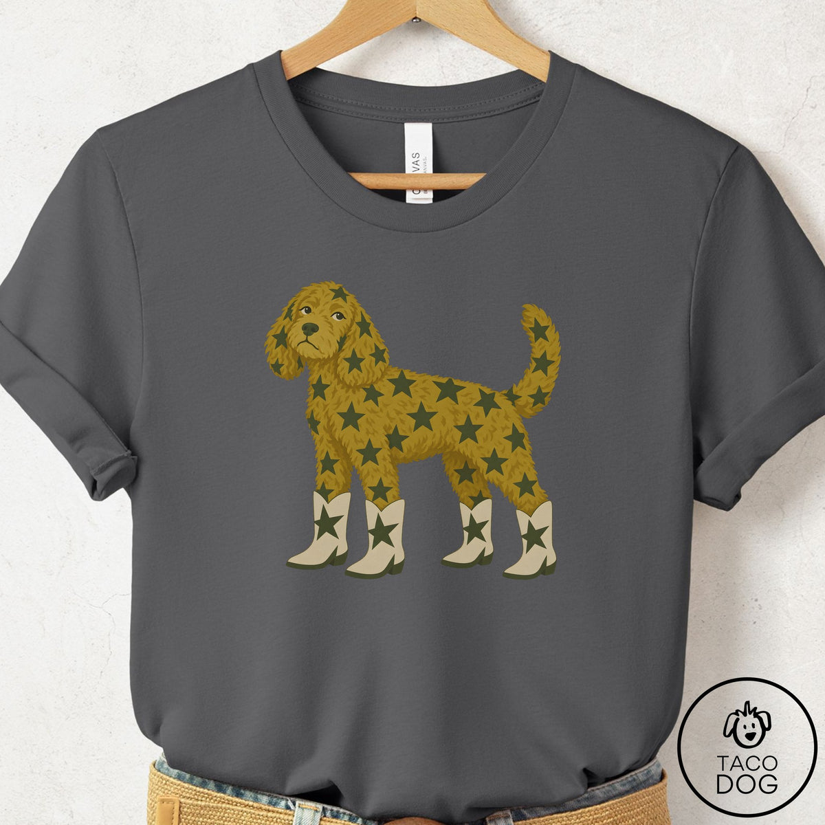 Doodle My Stars T-Shirt Asphalt Taco-Dog