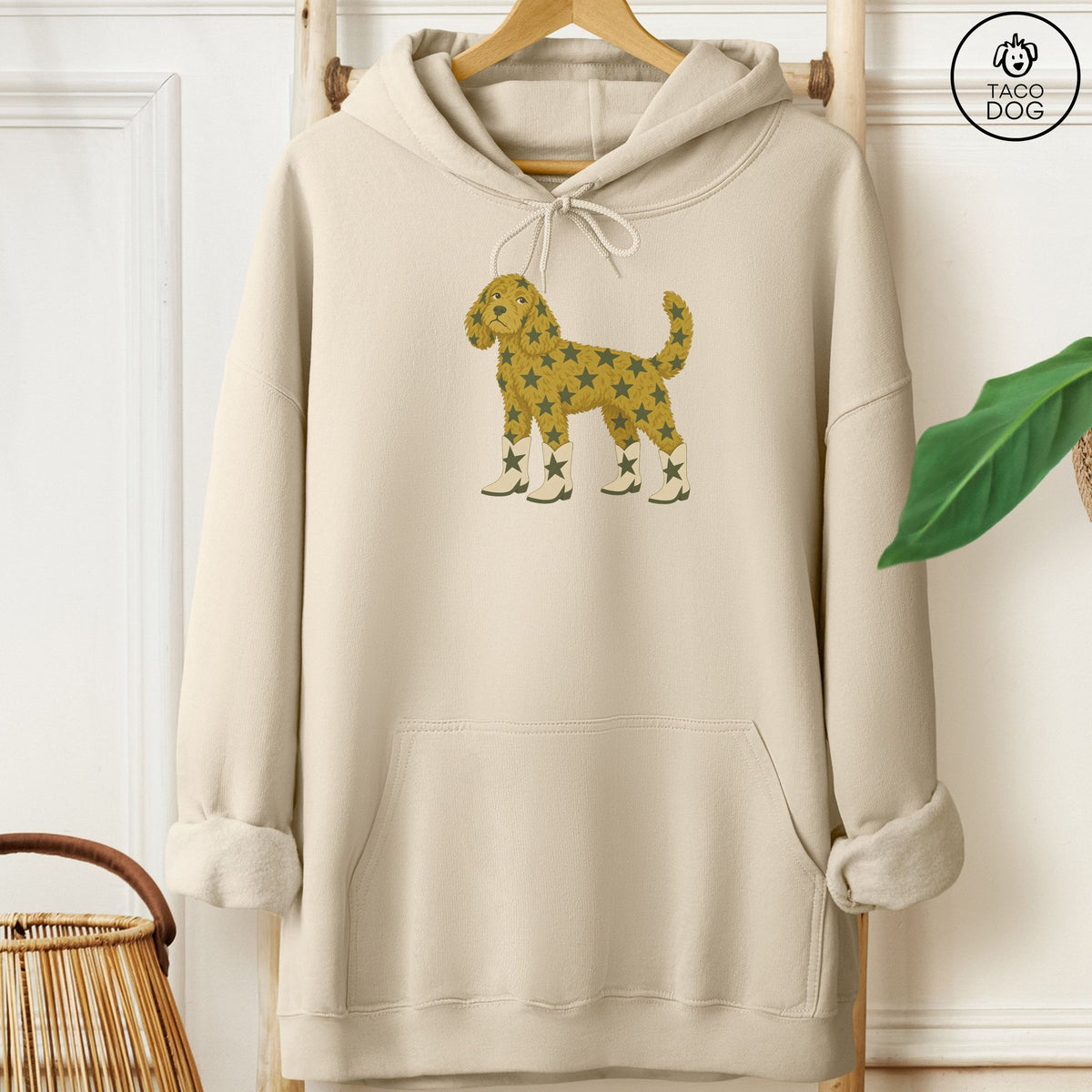 Doodle My Stars Hoodie Sand Taco-Dog