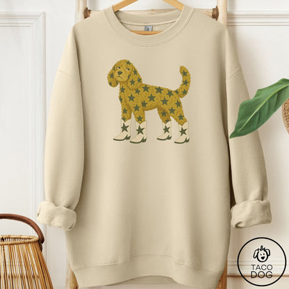 Doodle My Stars Sweatshirt Sand Taco-Dog