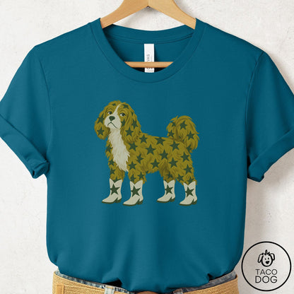 Havanese My Stars T-Shirt Deep Teal Taco-Dog