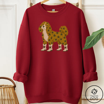 Havanese My Stars Sweatshirt Garnet Taco-Dog