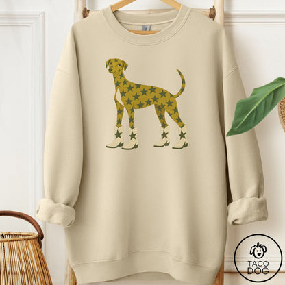 Italian Greyhound Whippet My Stars Sweatshirt Sand Taco-Dog