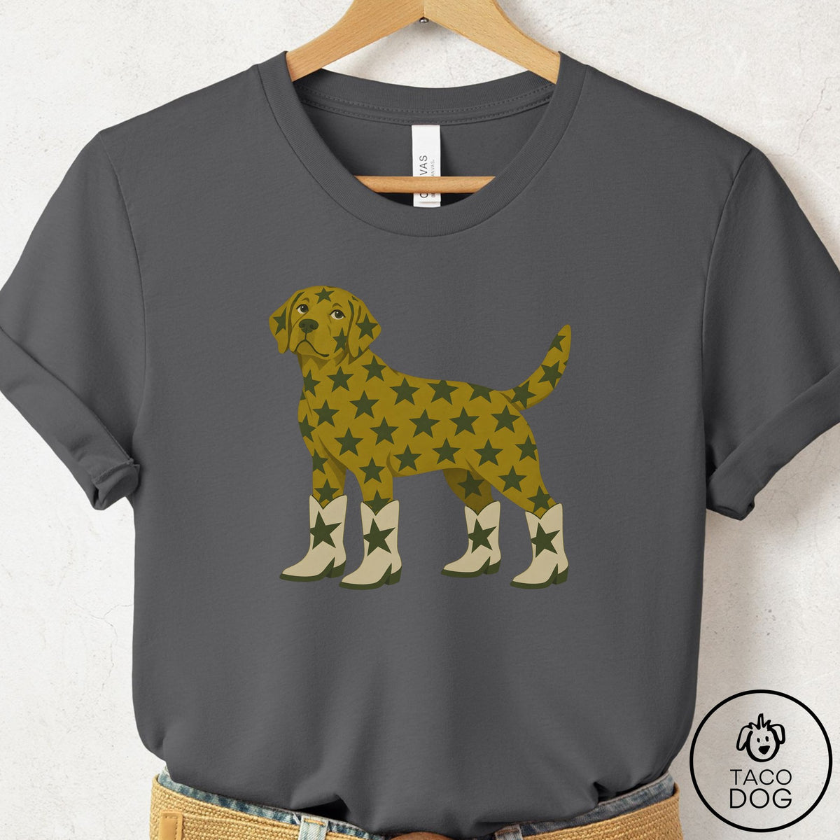 Labrador Retriever My Stars T-Shirt Asphalt Taco-Dog