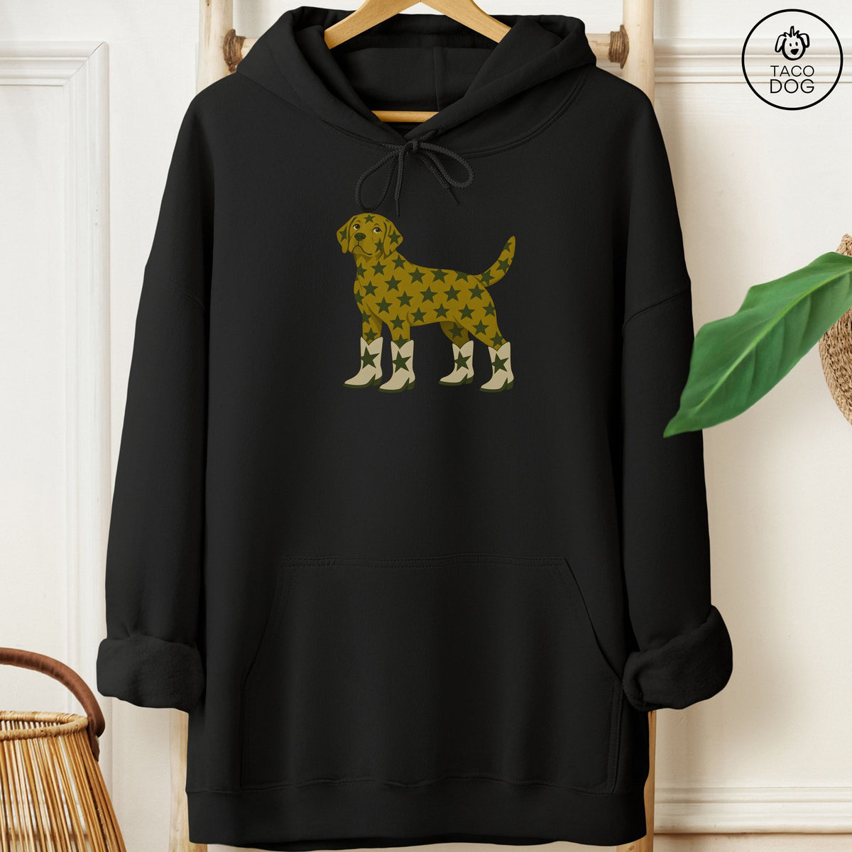 Labrador Retriever My Stars Hoodie Black Taco-Dog