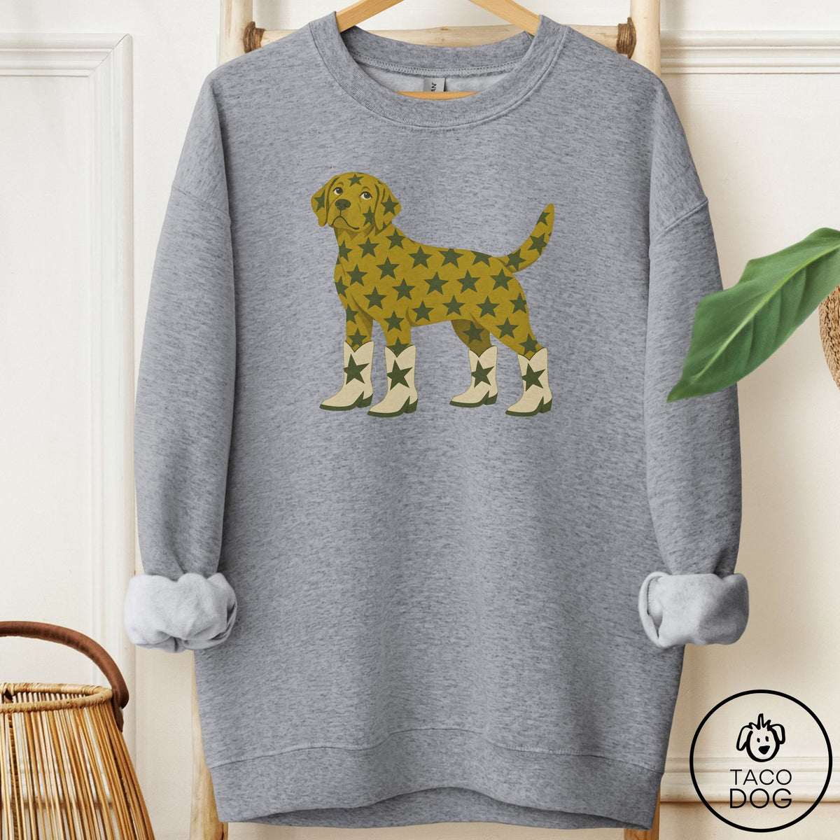 Labrador Retriever My Stars Sweatshirt Graphite Heather Taco-Dog
