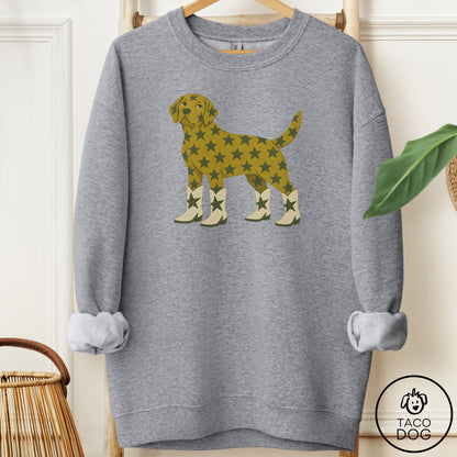 Labrador Retriever My Stars Sweatshirt Graphite Heather Taco-Dog