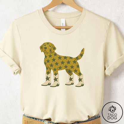 Labrador Retriever My Stars T-Shirt Natural Taco-Dog