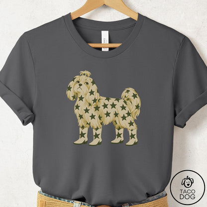 Maltese My Stars T-Shirt Asphalt Taco-Dog