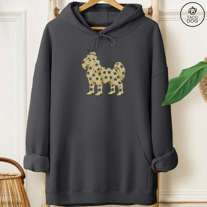 Maltese My Stars Hoodie Charcoal Taco-Dog