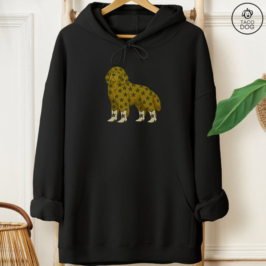 Newfoundland My Stars Hoodie Black Taco-Dog