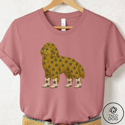 Newfoundland My Stars T-Shirt Mauve Taco-Dog