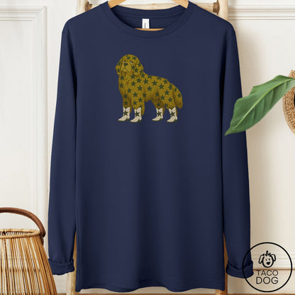 Newfoundland My Stars Long Sleeve Tee Navy Taco-Dog