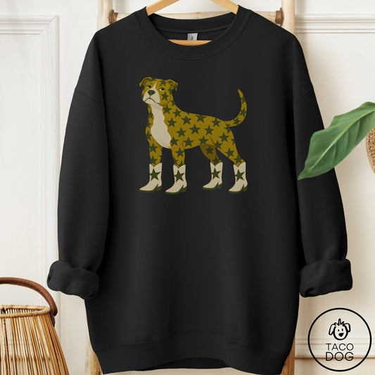 Pitbull My Stars Sweatshirt Black Taco-Dog