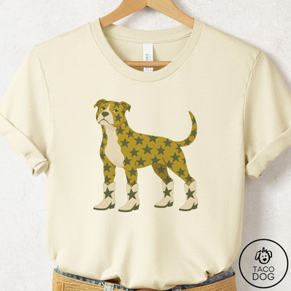 Pitbull My Stars T-Shirt Natural Taco-Dog