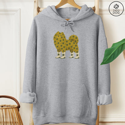 Pomeranian My Stars Hoodie Graphite Heather Taco-Dog