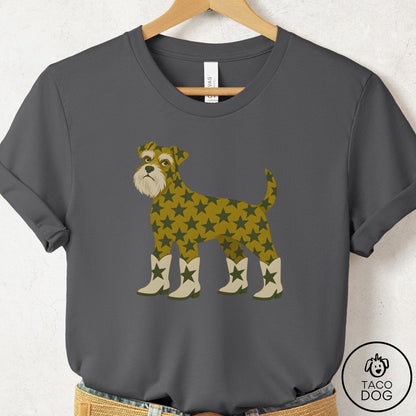 Schnauzer My Stars T-Shirt Asphalt Taco-Dog