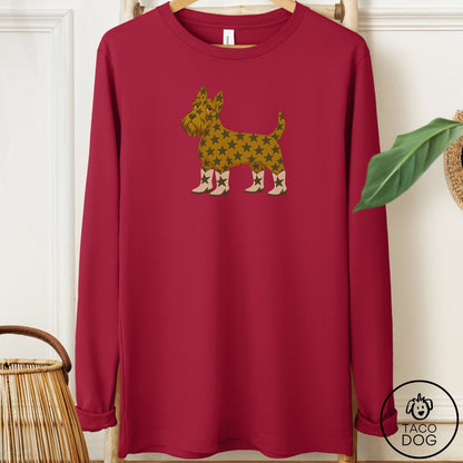 Scottie My Stars Long Sleeve Tee Cardinal Taco-Dog