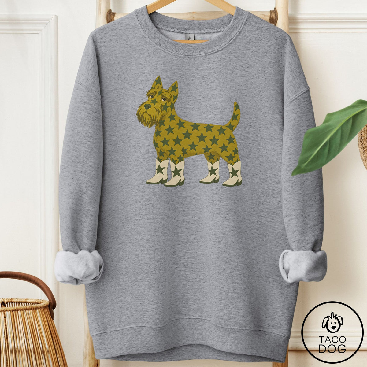 Scottie My Stars Sweatshirt Graphite Heather Taco-Dog