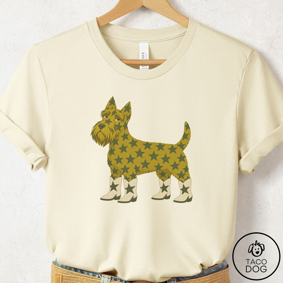 Scottie My Stars T-Shirt Natural Taco-Dog