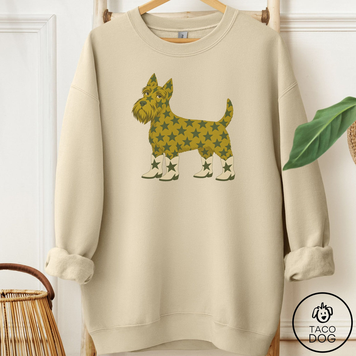 Scottie My Stars Sweatshirt Sand Taco-Dog