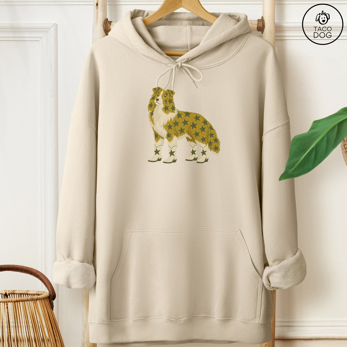 Shetland Sheepdog My Stars Hoodie Sand Taco-Dog