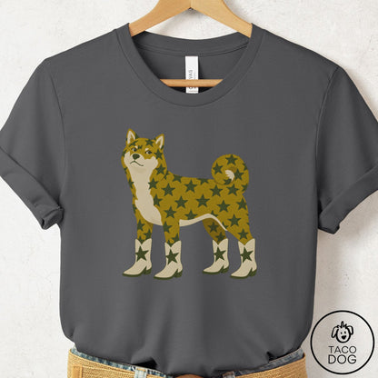 Shiba Inu My Stars T-Shirt Asphalt Taco-Dog