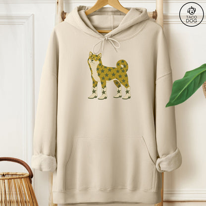 Shiba Inu My Stars Hoodie Sand Taco-Dog