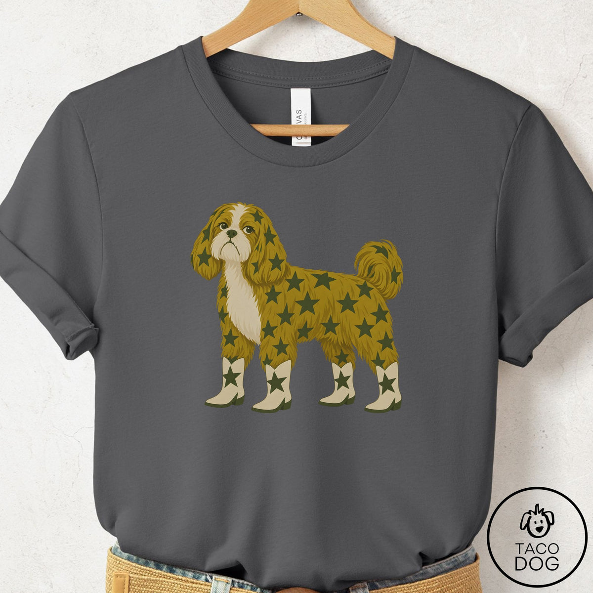 Shih Tzu My Stars T-Shirt Asphalt Taco-Dog