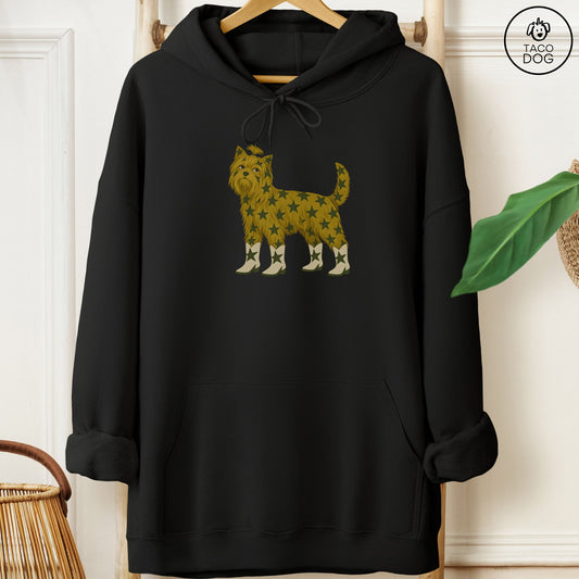 Yorkshire Terrier Yorkie My Stars Hoodie Black Taco-Dog