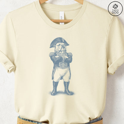 English Bulldog Napoleon T-Shirt Natural S Taco-Dog