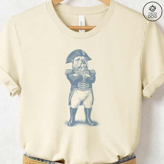 English Bulldog Napoleon T-Shirt Natural S Taco-Dog