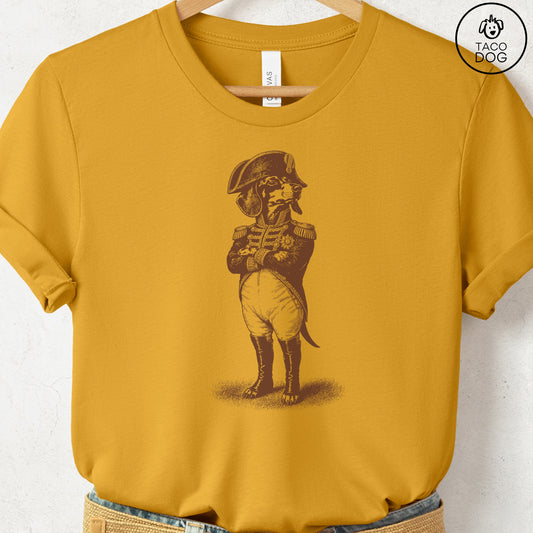Dachshund Napoleon T-Shirt Mustard S Taco-Dog